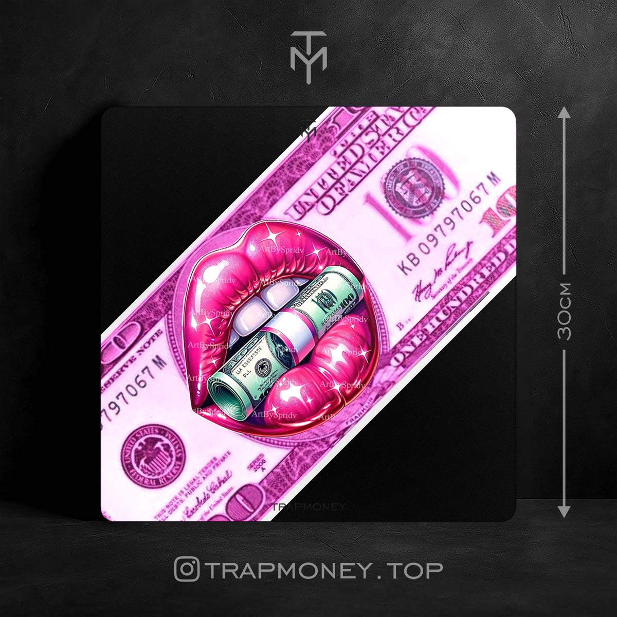 تابلو دلار بوس | Kiss Dollar Gril